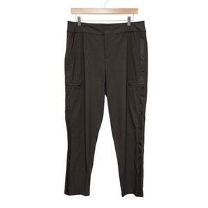Athleta Pants Womens 14 Olive Green Wander Hybrid Zip Pocket Stretch‎ Hiking
